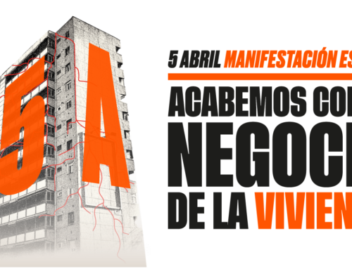 Convocada el 5 de abril la primera manifestación a nivel estatal por el derecho a la vivienda
