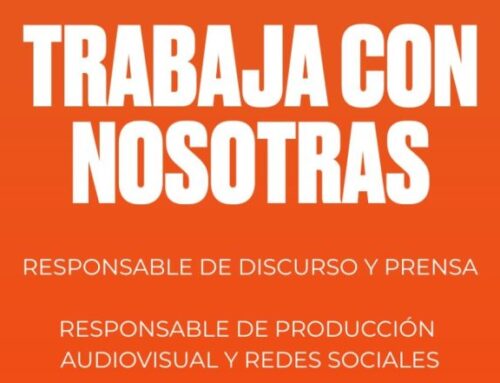 Trabaja con nosotras: vacantes en la comisión de Comunicación
